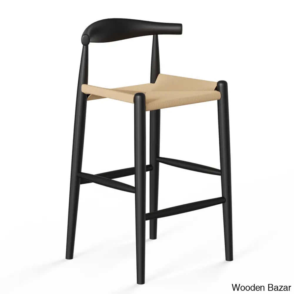 Ardeo Solid Wood Bar & Counter Stool And Bar Stool