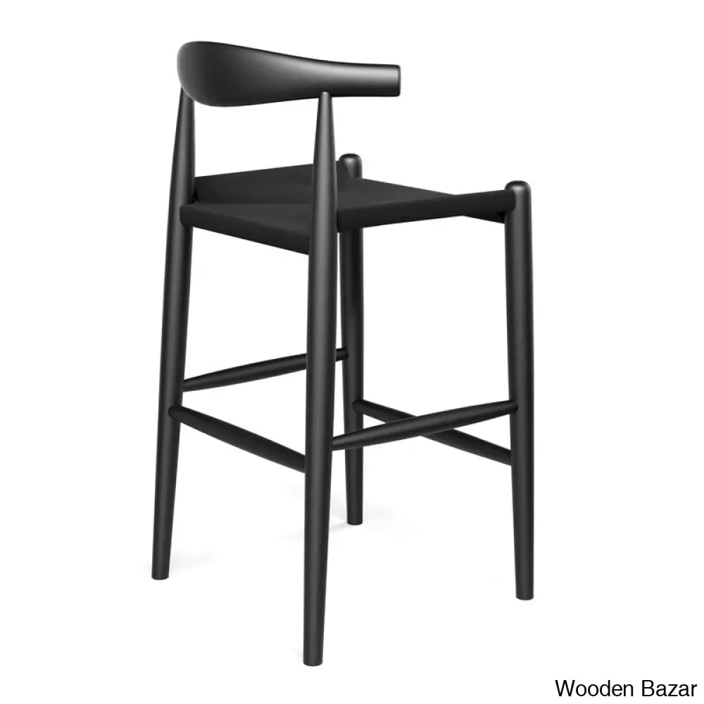 Ardeo Solid Wood Bar & Counter Stool And Bar Stool