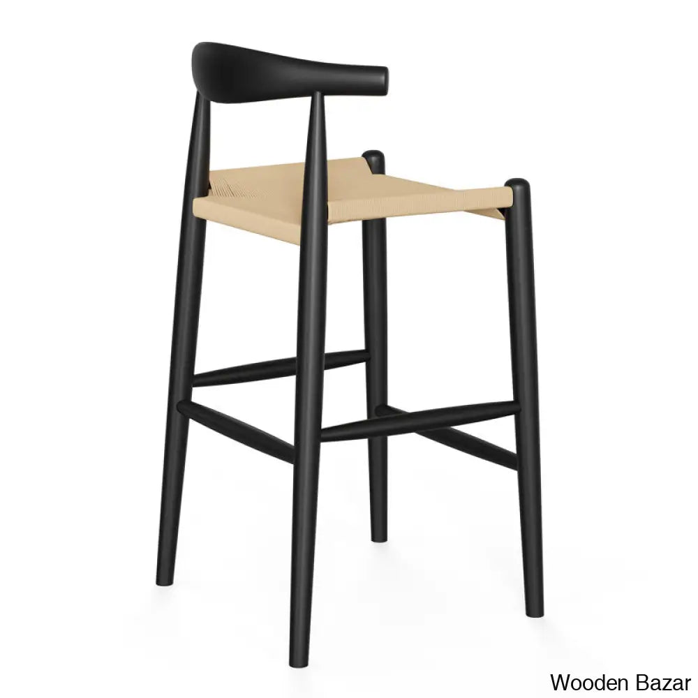 Ardeo Solid Wood Bar & Counter Stool And Bar Stool