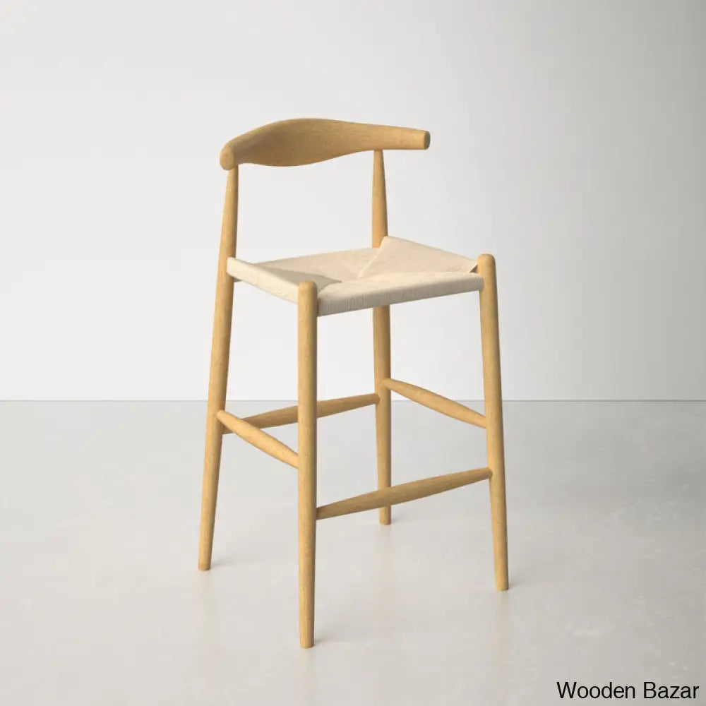 Ardeo Solid Wood Bar & Counter Stool And Bar Stool