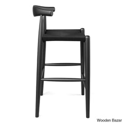 Ardeo Solid Wood Bar & Counter Stool And Bar Stool