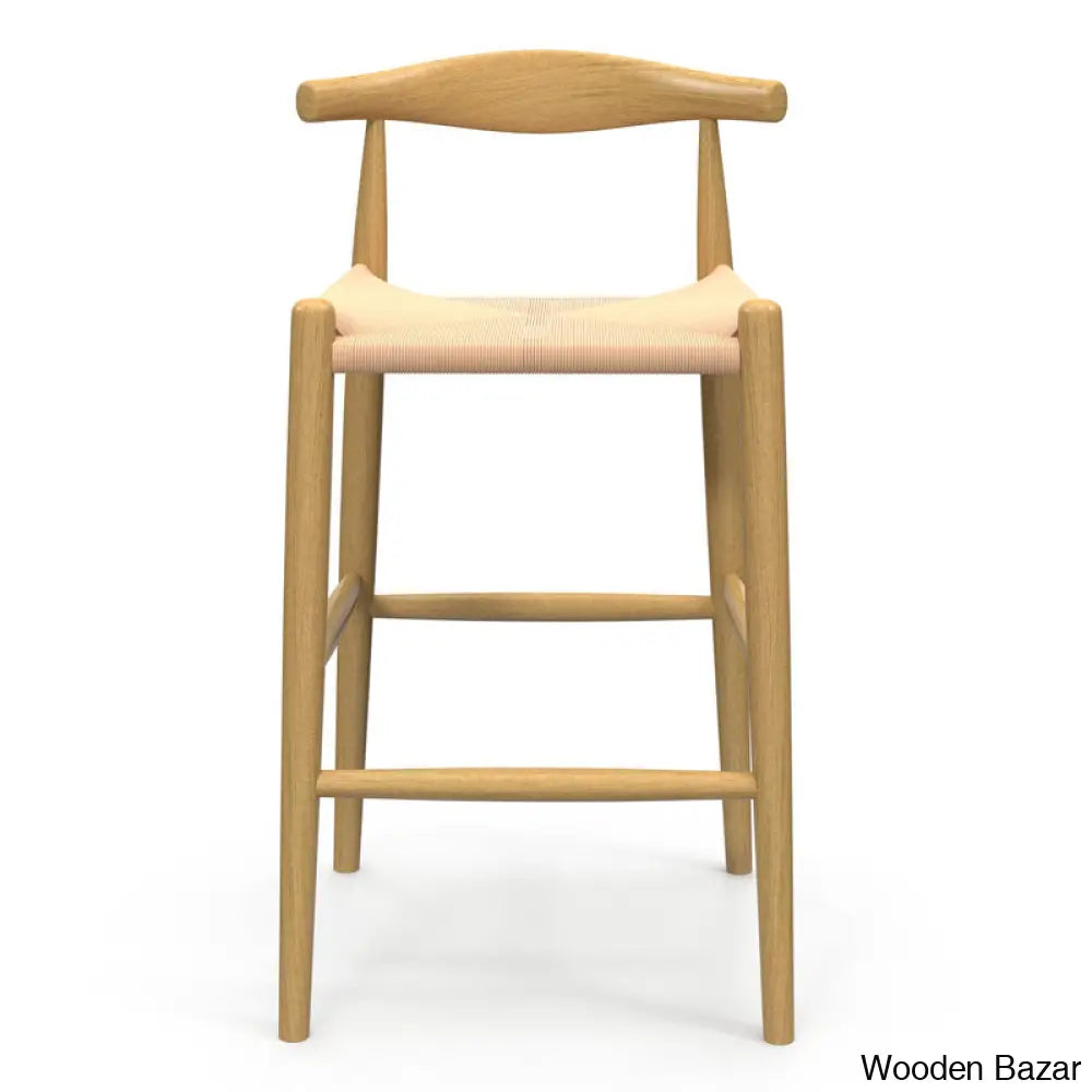 Ardeo Solid Wood Bar & Counter Stool And Bar Stool