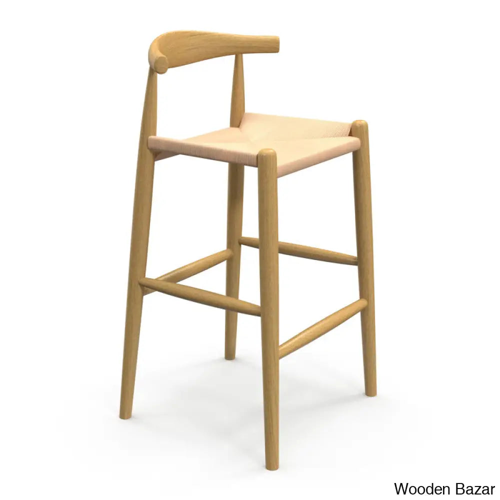 Ardeo Solid Wood Bar & Counter Stool And Bar Stool