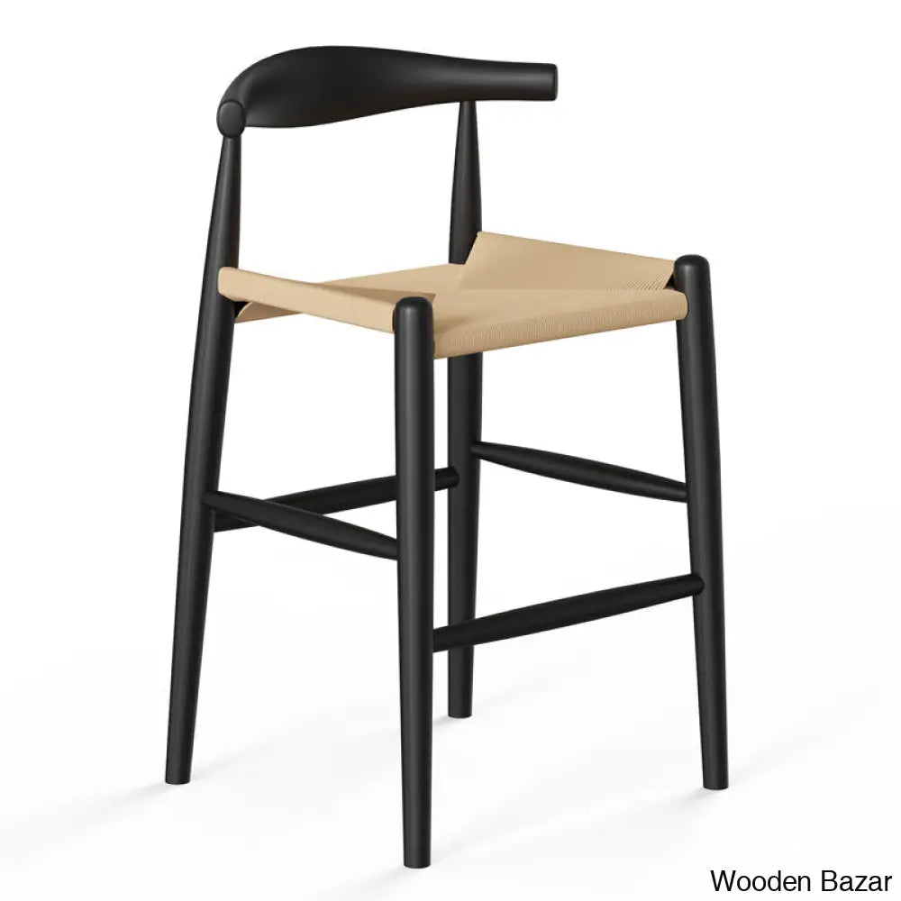 Ardeo Solid Wood Bar & Counter Stool And Bar Stool