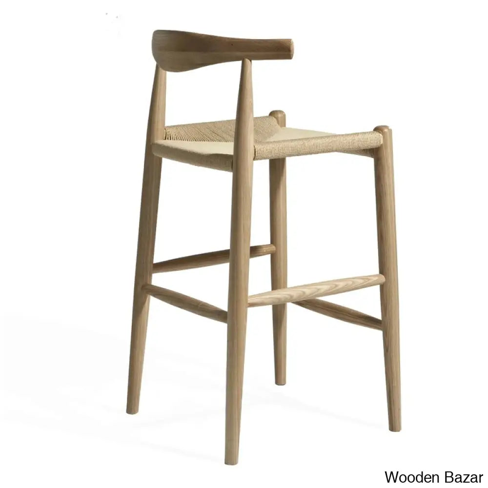 Ardeo Solid Wood Bar & Counter Stool And Bar Stool