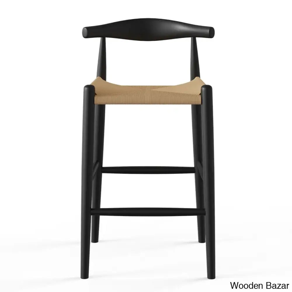 Ardoz Swivel Solid Wood Bar & Counter Stool