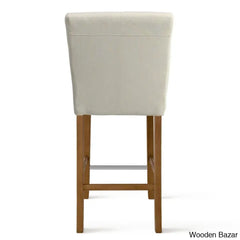 Arkansaso Swivel Upholstered 26’’ Counter And Bar Stool With Solid Wood Frame (Set Of 2)