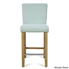 Arkansaso Swivel Upholstered 26’’ Counter And Bar Stool With Solid Wood Frame (Set Of 2)