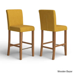 Arkansaso Swivel Upholstered 26’’ Counter And Bar Stool With Solid Wood Frame (Set Of 2)