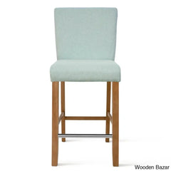 Arkansaso Swivel Upholstered 26’’ Counter And Bar Stool With Solid Wood Frame (Set Of 2)