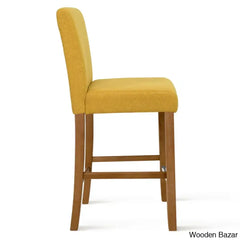 Arkansaso Swivel Upholstered 26’’ Counter And Bar Stool With Solid Wood Frame (Set Of 2)