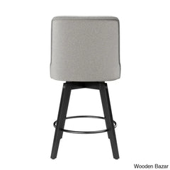 Arleinez Swivel 26.7’’ Upholstered Counter Chairs (Set Of 2)