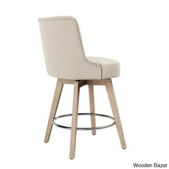 Arleinez Swivel 26.7’’ Upholstered Counter Chairs (Set Of 2)
