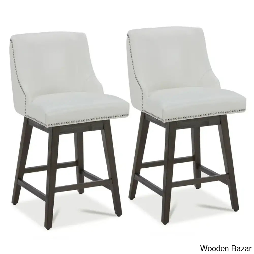 Arvelle Swivel Counter & Bar Stool (Set Of 2)