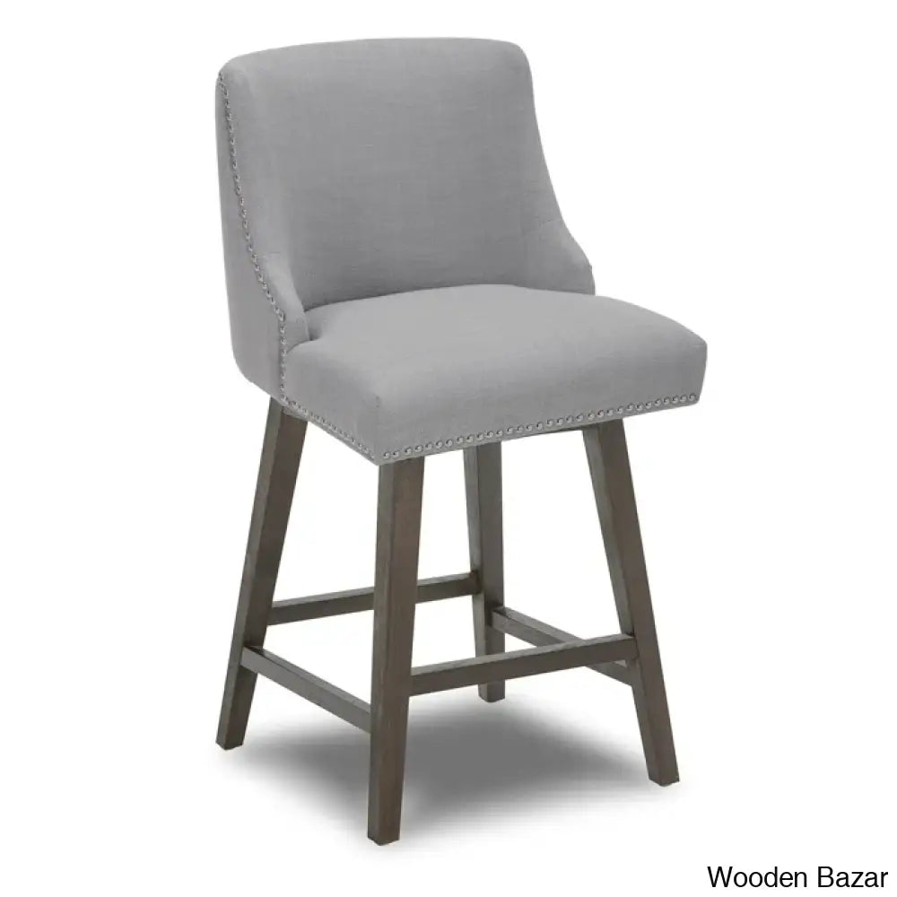 Arvelle Swivel Counter & Bar Stool (Set Of 2)