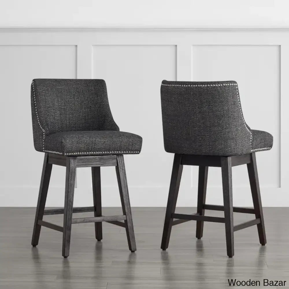 Arvelle Swivel Counter & Bar Stool (Set Of 2)