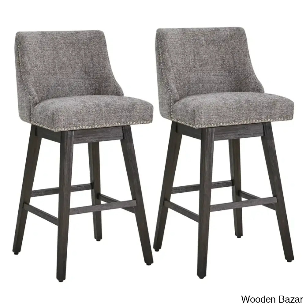 Arvelle Swivel Counter & Bar Stool (Set Of 2)