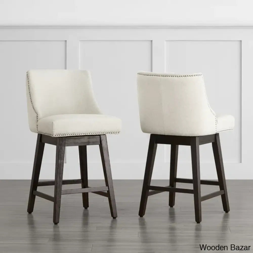 Arvelle Swivel Counter & Bar Stool (Set Of 2)