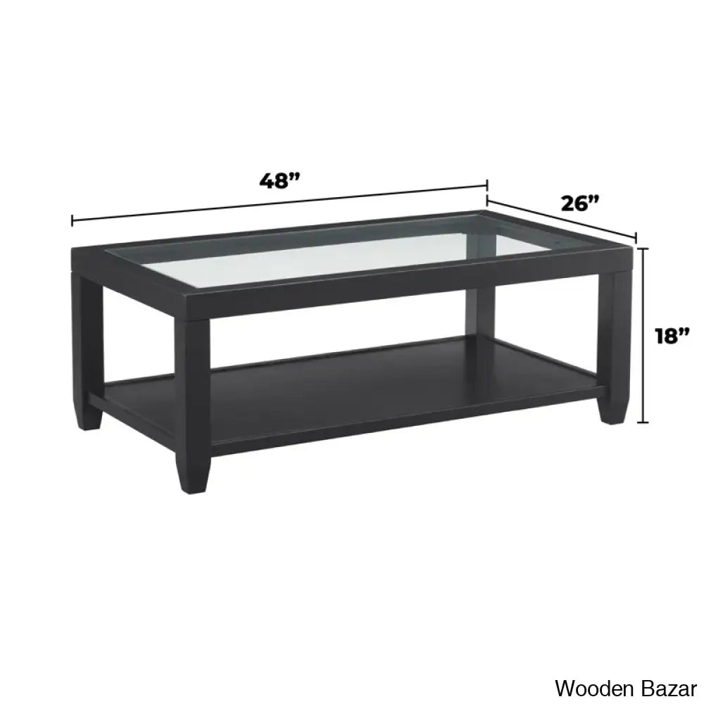 Arystani 4 Legs Coffee And Center Table With Storage