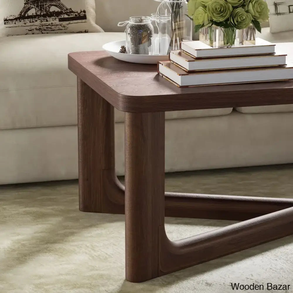 Ashaia Wood Coffee And Center Table