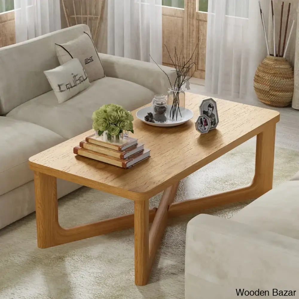 Ashaia Wood Coffee And Center Table