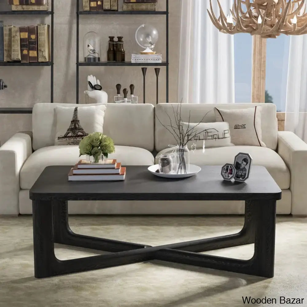 Ashaia Wood Coffee And Center Table