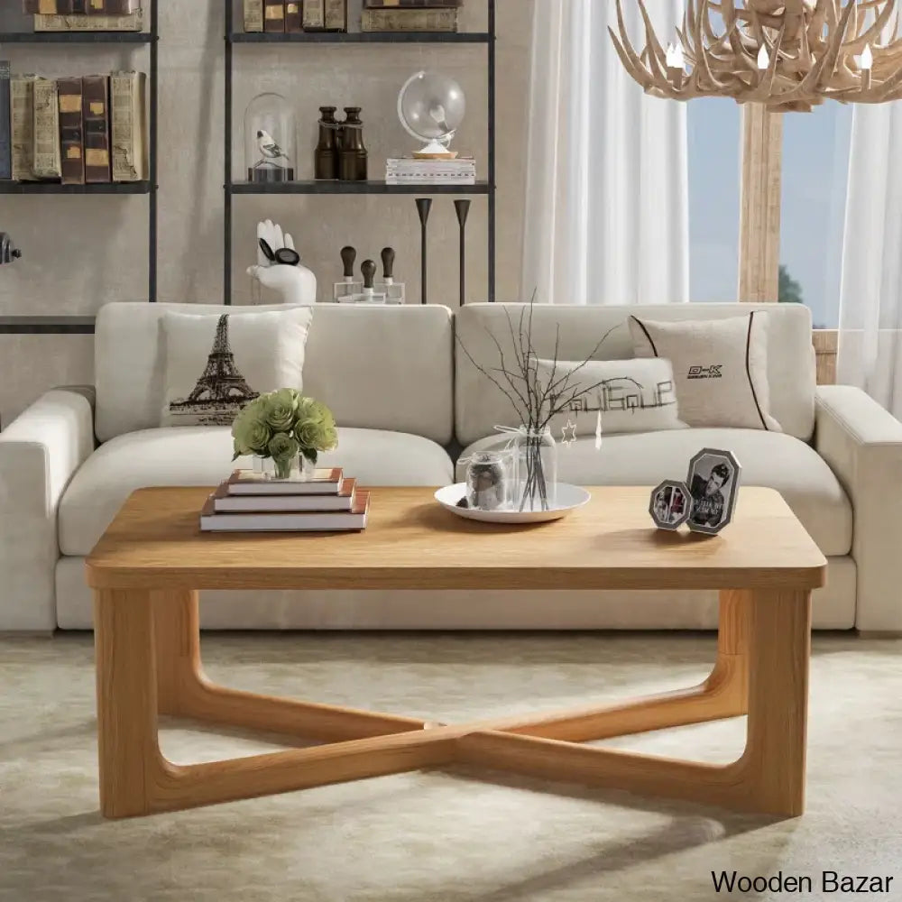 Ashaia Wood Coffee And Center Table