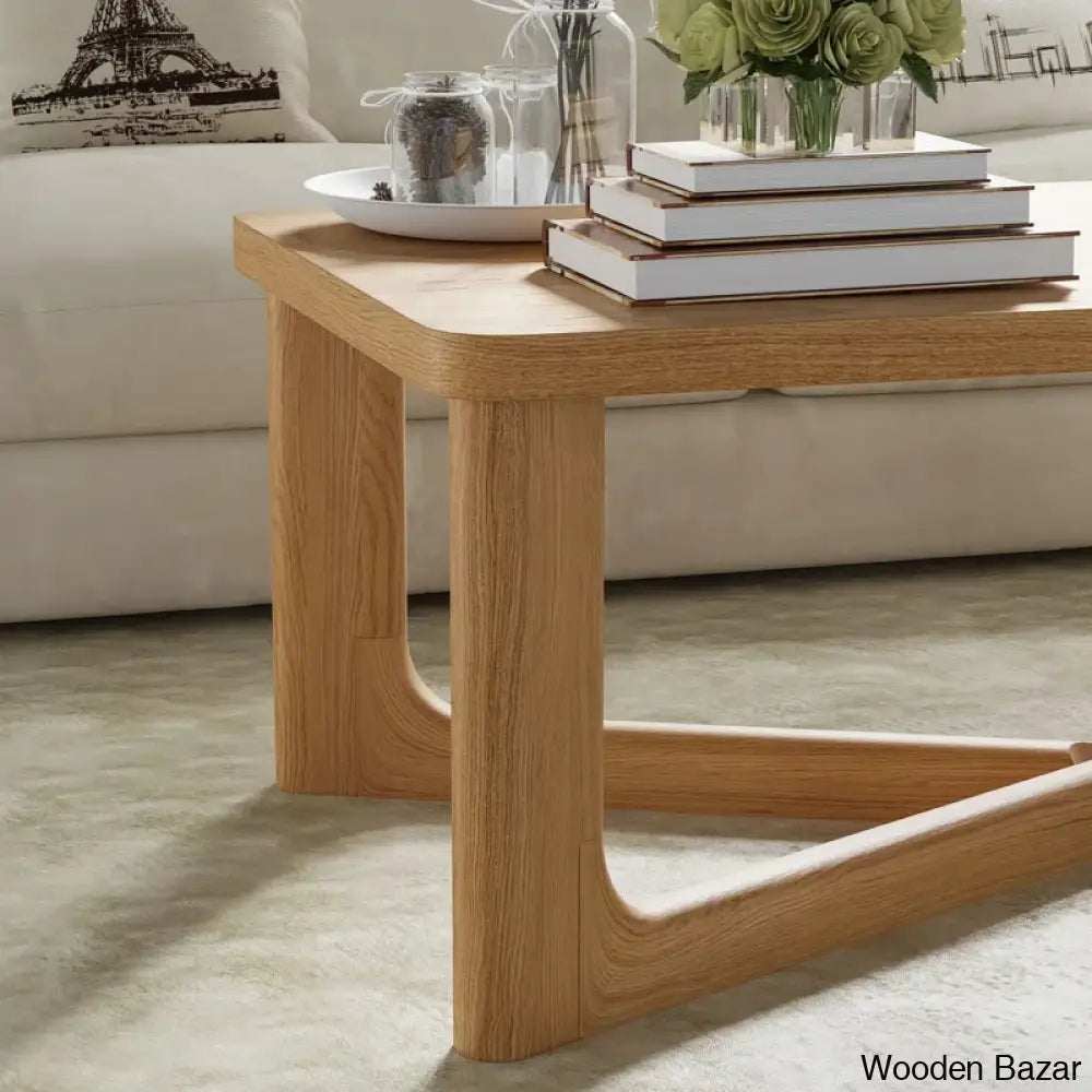 Ashaia Wood Coffee And Center Table