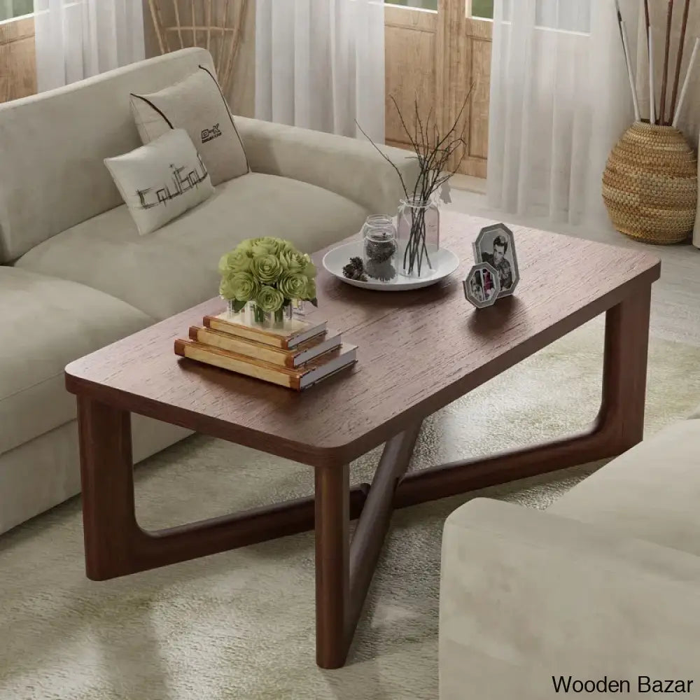 Ashaia Wood Coffee And Center Table