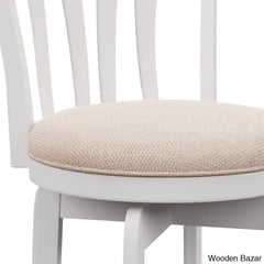Asharnc Swivel Upholstered Counter And Bar Stool