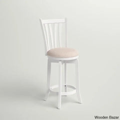 Asharnc Swivel Upholstered Counter And Bar Stool