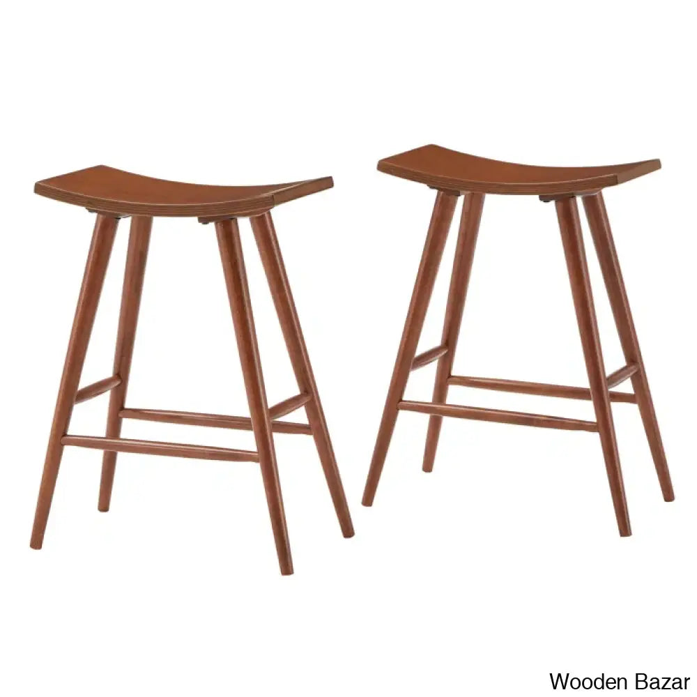 Ashrays Swivel 24.25’’ Counter And Bar Stool (Set Of 2)