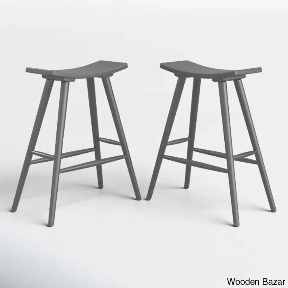 Ashrays Swivel 24.25’’ Counter And Bar Stool (Set Of 2)