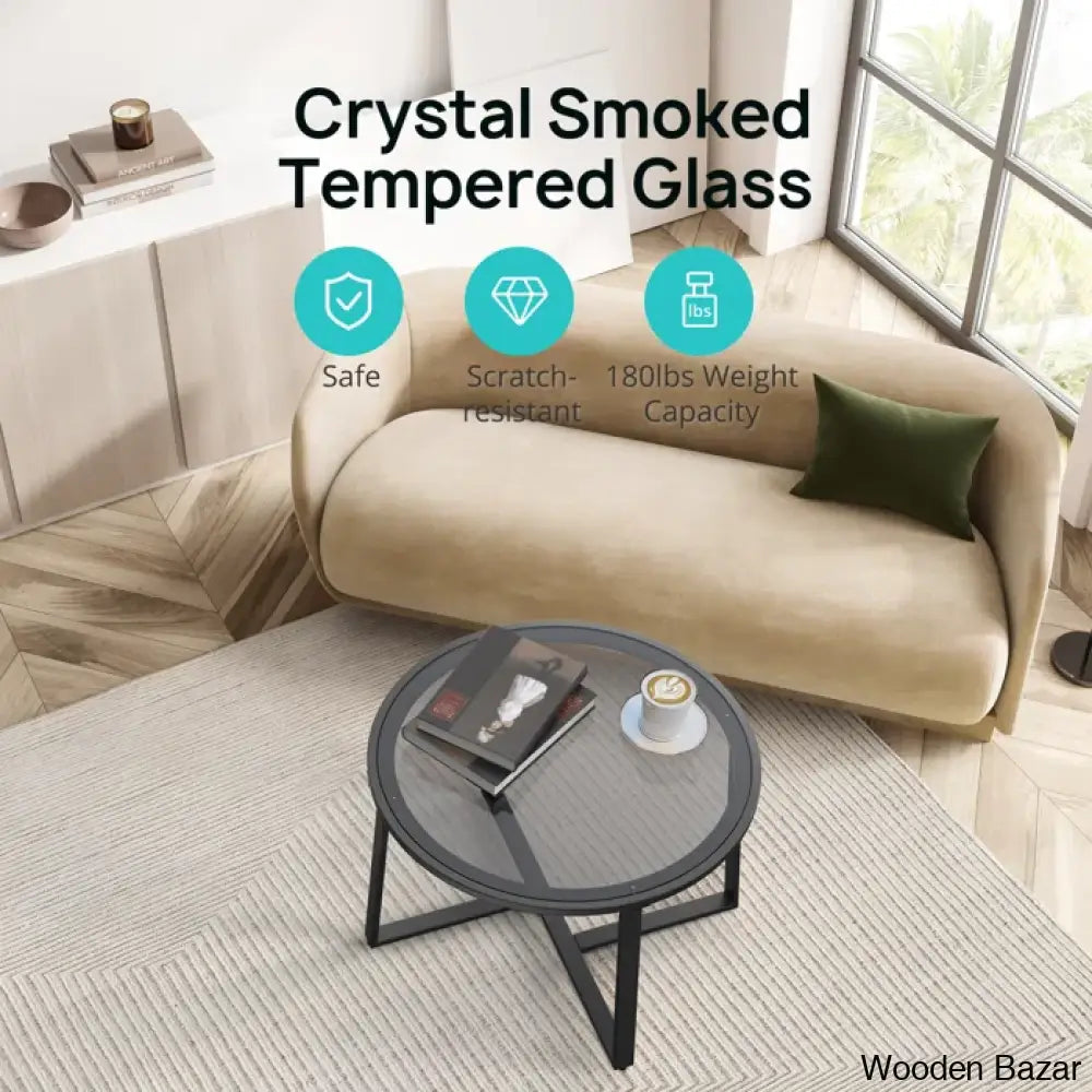 Asw Glass Top Coffee Table