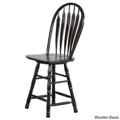 Atriciac Swivel Solid Wood Counter And Bar Stool