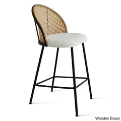 Attallak Swivel 26.7’’ Counter And Bar Stool (Set Of 4)
