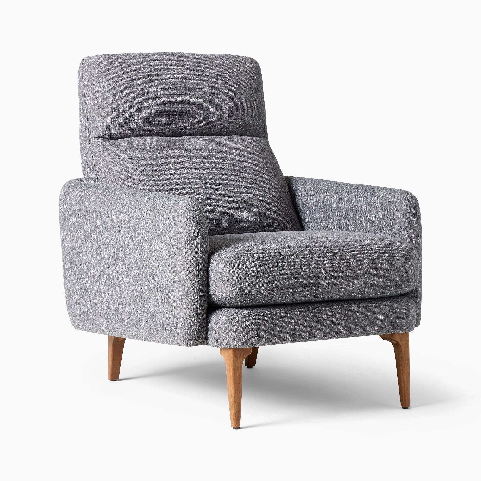 Ashwick Modern High Back Chair - Wooden Bazar