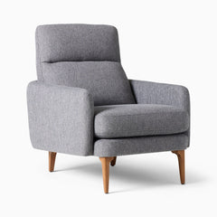 Ashwick Modern High Back Chair - Wooden Bazar