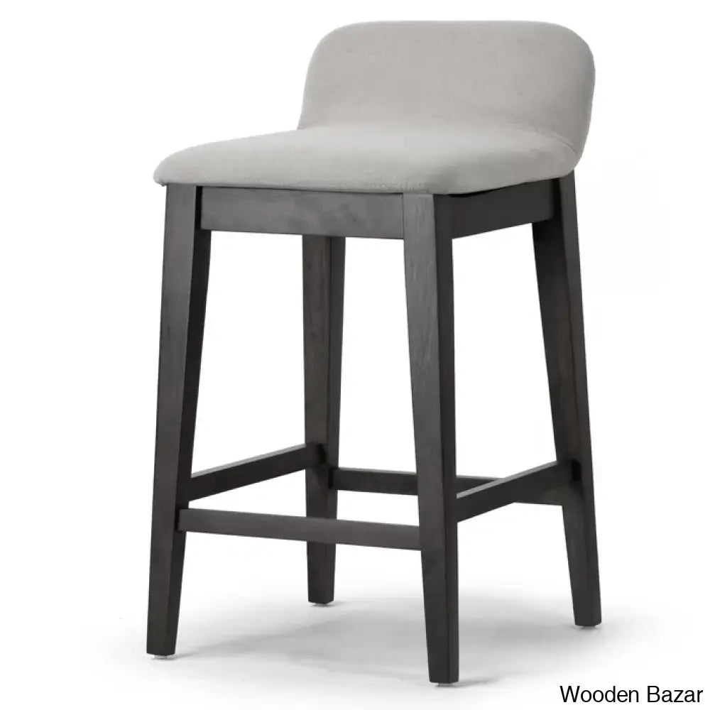 Auliffen Swivel Upholstered Counter And Bar Stool With Solid Wood Frame (Set Of 2)