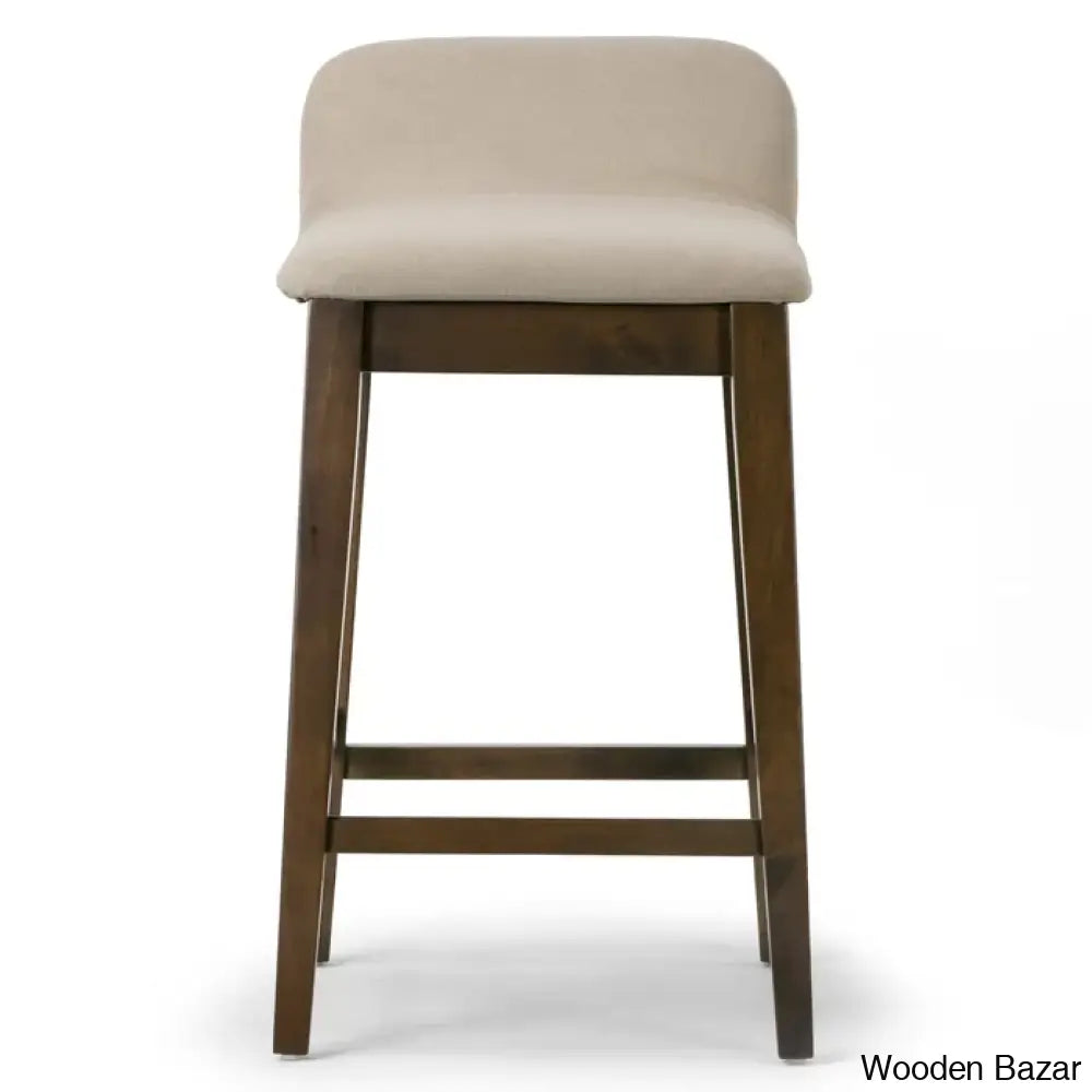 Auliffen Swivel Upholstered Counter And Bar Stool With Solid Wood Frame (Set Of 2)