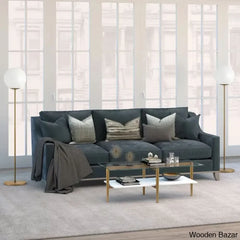 Aurray Glass Top Coffee And Center Table