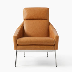 Wulex Leather Chair Only - Wooden Bazar