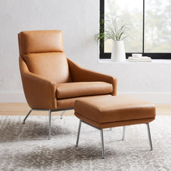 Wulex Leather Chair Only - Wooden Bazar