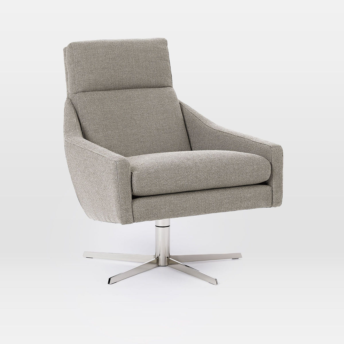 Liagsonn Swivel Armchair - Wooden Bazar