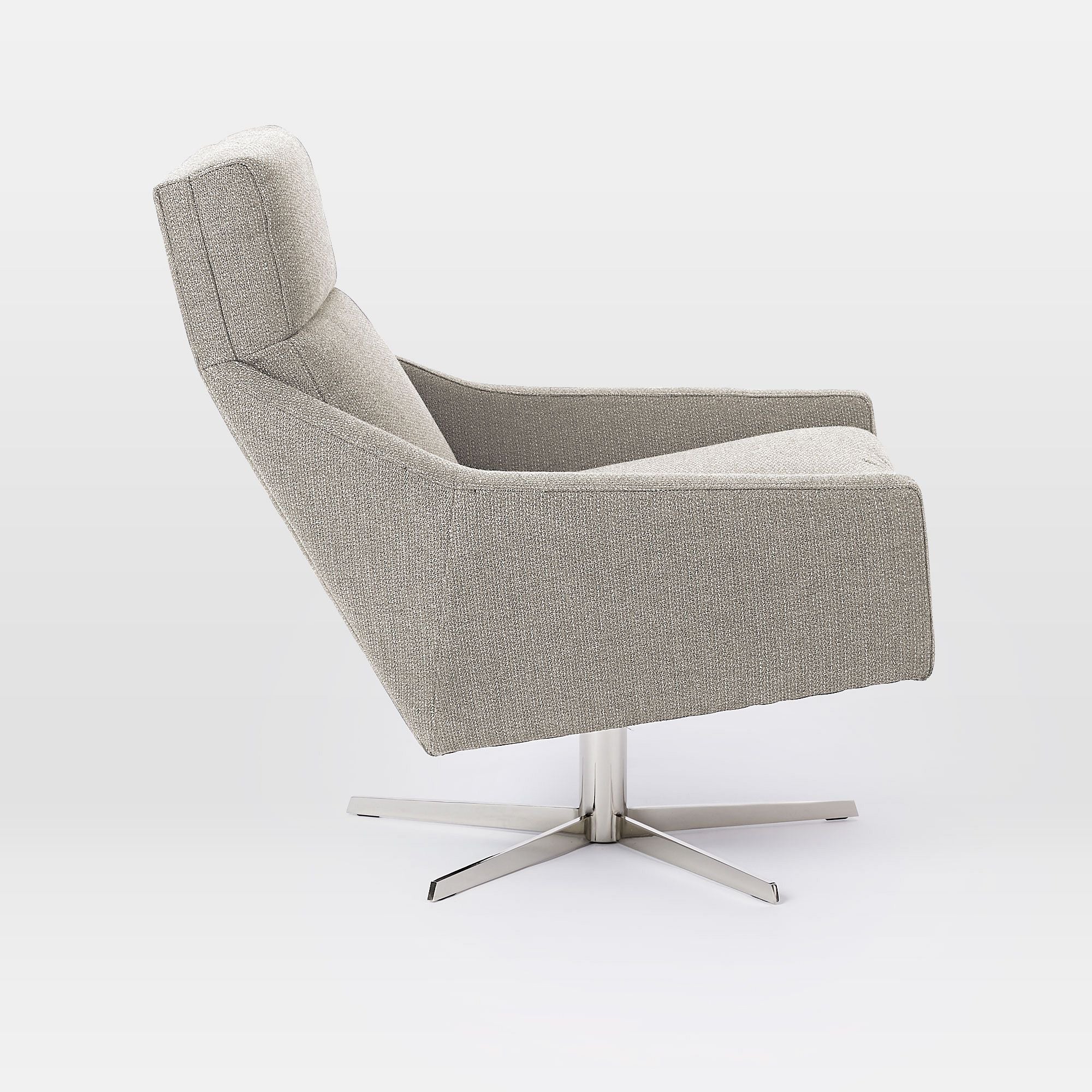 Liagsonn Swivel Armchair - Wooden Bazar