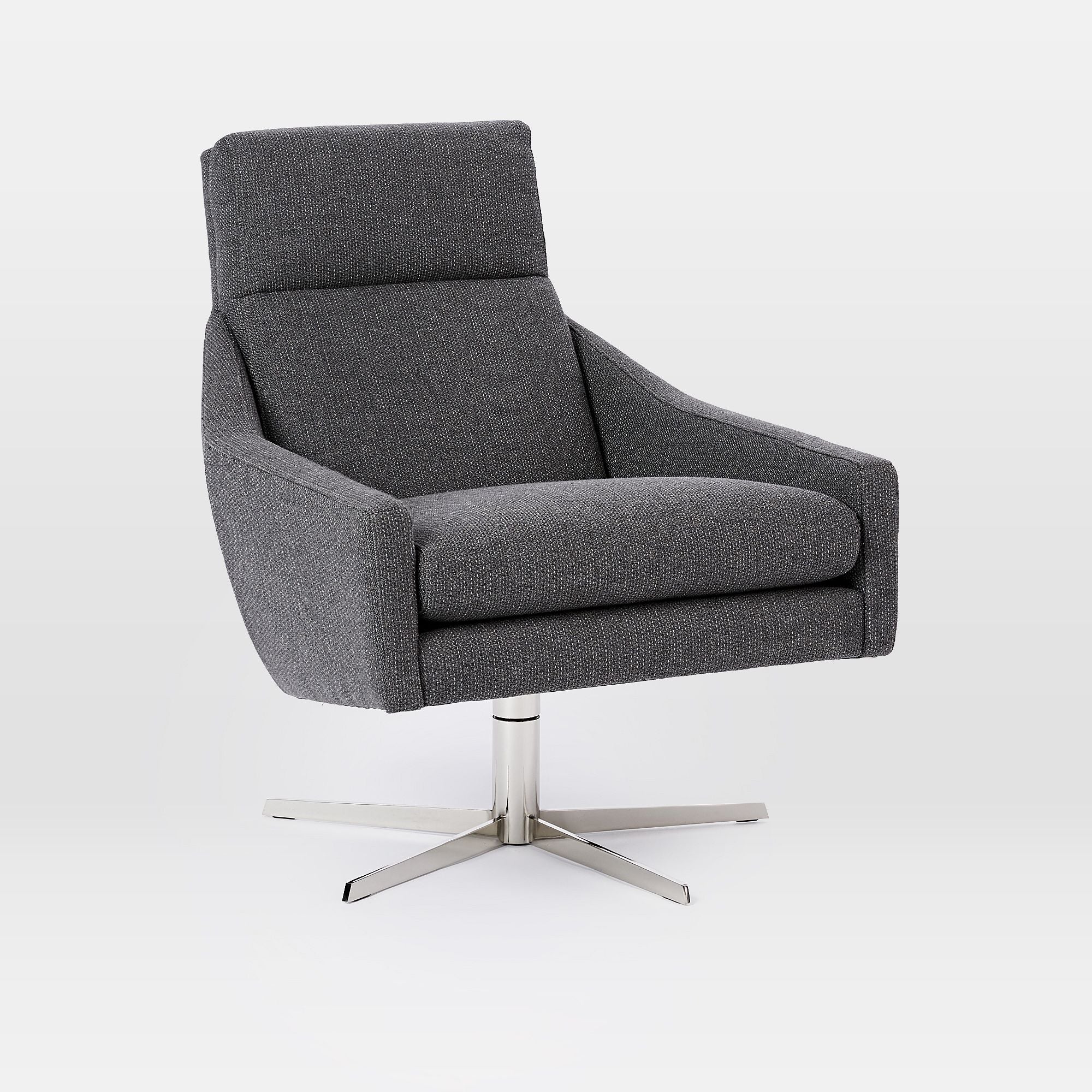 Liagsonn Swivel Armchair - Wooden Bazar
