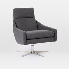 Liagsonn Swivel Armchair - Wooden Bazar