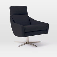 Liagsonn Swivel Armchair - Wooden Bazar