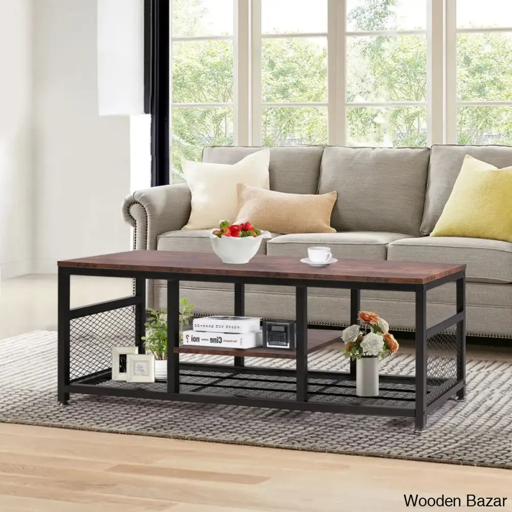 Auxtern Coffee And Center Table With Storage