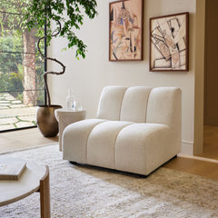 Apiarano Channeled Chair - Wooden bazar